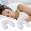 1PC U Shape Pillow Neck Back Pillow Side Sleeper Contour Pillow with Ear Hole for Sleeping on Your Side for Neck Shoulder