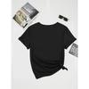 Printed Casual Crew Neck Short Sleeved Summer T-Shirt | Women'S Comfortable Loose Fit, Versatile All-Season Top with Cherry Pattern
