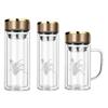 Tianyi Double-Layer Glass Tea Cup with Logo and High Borosilicate Design