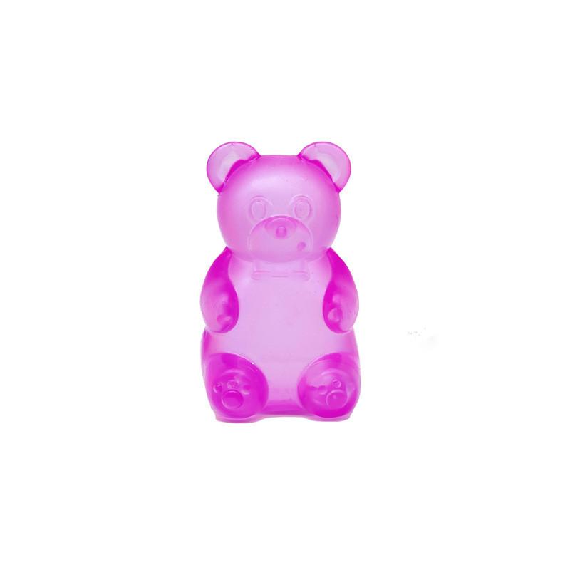 Gummy Bear Squishy Toy Slow Rising TPR Stress Relief Squeeze Toy Cute Fidget Toy for Anxiety Gift for Kids Teens Adults 4 Colors Available