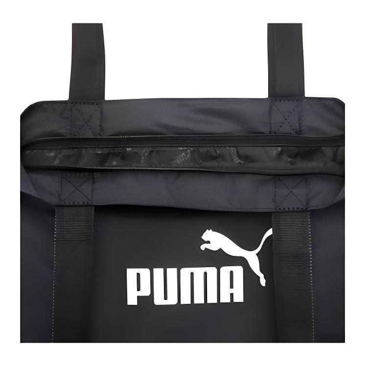 New PUMA Fabric Tote Bag, Shopping Bag, Shoulder Bag Women's Black 090267-01