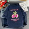 JUST KISS MENE CAN TALK LATER Letter Clothes SHUT UP Kiss Me Printed T-shirt Men Fashion Streetwear O-neck Short-sleeve