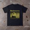 Backrooms film T-shirt, VHS Horror T-shirt, Liminal Backrooms Merchandise T-shirt, Creepypasta Retro Stil Gave, A24 Inspireret Vintage T-shirt