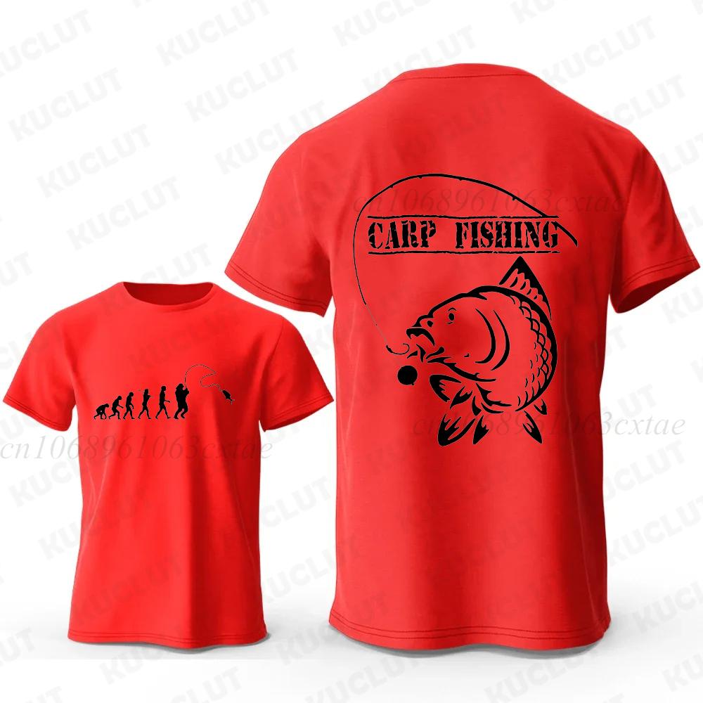 Eat Sleep Fishing Heartbeat Unisex T-Shirts Tops Unisex Fisherman Fish T-shirt Short Sleeve Fashion Brand Loose Tee Shirt for Male