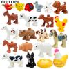 Big Building Blocks Cute Ocean Zoo Farm Animal DIY Accessory Educational Toys For Children Compatible With Big Size Brick
