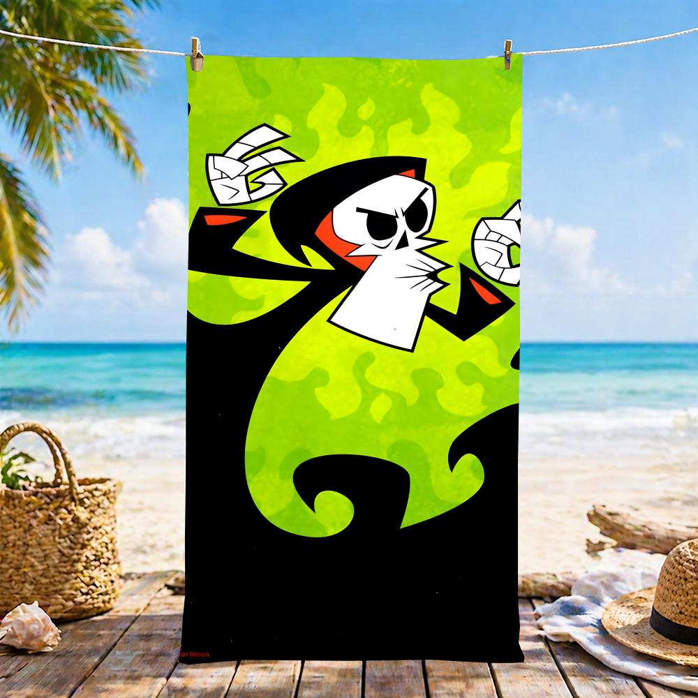 T-The Grim Adventures Of Billy & Mandy Towel Microfiber Beach Towel, Quick-Dry, Sand-Free, Ultra-Fine Fiber, Super Soft.