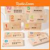 Kids Educational Wooden Counting And Math Game With Number Sticks Learning For