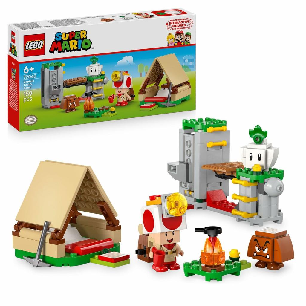 Construction Set Lego 72040 Super Mario Captain Toad's Camp 159 Pieces