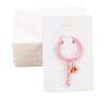 50pcs Keyring Card Jewelry Packaging Supply Jewelry Keychain Holder Card Selling