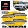 Clear Lens Bumper Side Marker Lights Front Rear For Chrysler Crossfire 04-08 EA