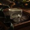 Spooky Home Decor 300/500ML Gothic Skull Bowl Ceramic Shaped Bowl for Cereal Pasta Functional Art Ice Cream Halloween Tabletop Skeleton Head Candy