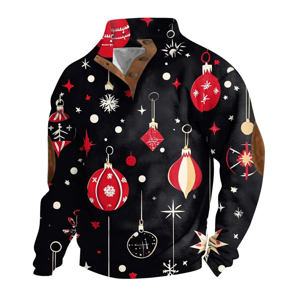 Spring And  Men's Standing Collar Sweatshirt Is Outdoor Casual Sweaters Tops