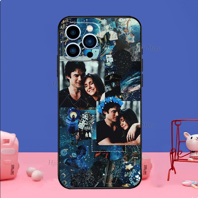The Vampire Diaries Phone Case For iPhone 16 15 12 13 Mini 11 14 Pro XS Max Plus X XR Silicone Cover