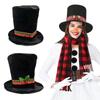 Fashionable Santa Hats Thick Christmas Hats Soft Comfortable Durability Hats for Adults and Kids