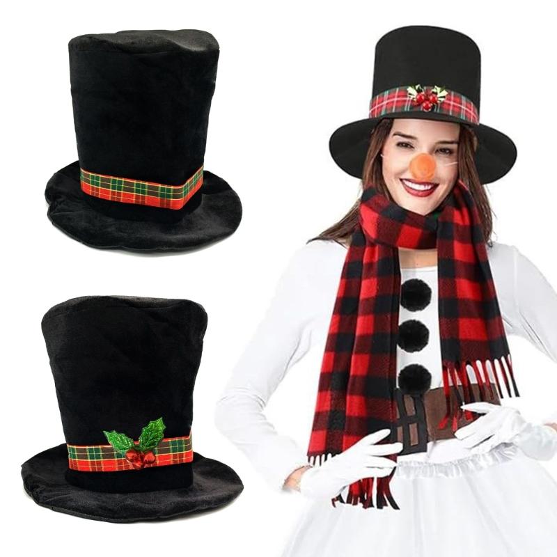Fashionable Santa Hats Thick Christmas Hats Soft Comfortable Durability Hats for Adults and Kids