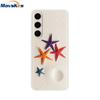 For Samsung S24 FE Case Stylish Flowers Painted Cover Clear Silicone Phone Case for Samsung Galaxy S24 S24FE Soft Shell Fundas