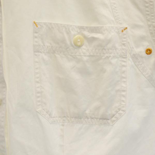 Nigel Cabourn Long Sleeve Cotton Shirt 8 White System Women Used