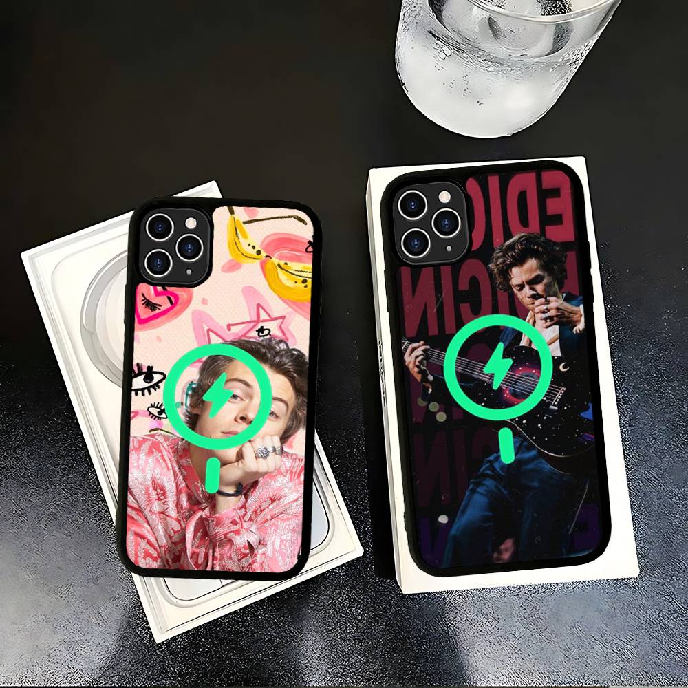 Pop Singer Harry Styles Magnetic Case For IPhone 17 16 14 13 12 11 15 Pro Max Plus Wireless Charge Phone Cover