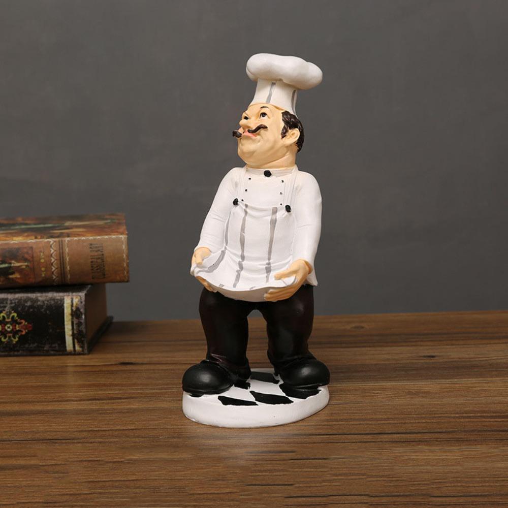 Handwerk Bauernhaus Konditorei Dekoration Simulierte Küchenchef-Figur Festival Dekoration