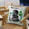 Aphex Twin DJ Pillow Cover Sofa Cushion Cover Home Room Decoration Children Gift