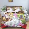 Alice Meisje Wonderland Dekbedovertrek, Polyester Cartoon Patroon, 3D Print, Zacht Comfort Dekbedovertrek, Slaapkamer Decoratie Verjaardagscadeaus