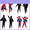 Conjunto de Fantasia Cosplay de Super-Herói Homem-Aranha para Crianças Apresentando Blusa de Manga Longa e Calças