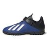 adidas X 19.4 TF K Runde Zehe Strapazierfähig Low Top Fußballschuhe Kinder Fußballschuhe Blau Schwarz FW1064