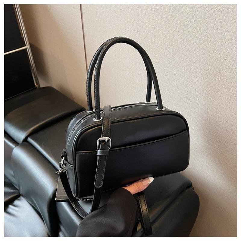 

Early spring new niche lychee pattern handbag fashionable versatile hand bag pillow bag small square bag чорний