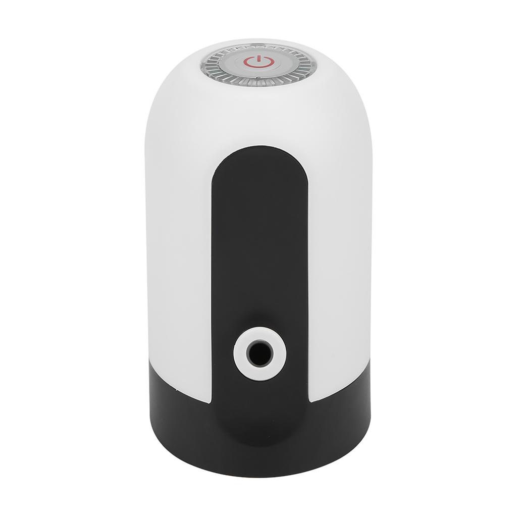 Bärbar LED-lampa Vattenpump för flaska USB-uppladdningsbar Dispenser för Hemmakontor (Vit)