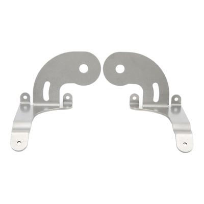 2pcs Spotlight Mounting Bracket Left Right Stainless Steel Chrome Replacement for Mini R50 R52 R53