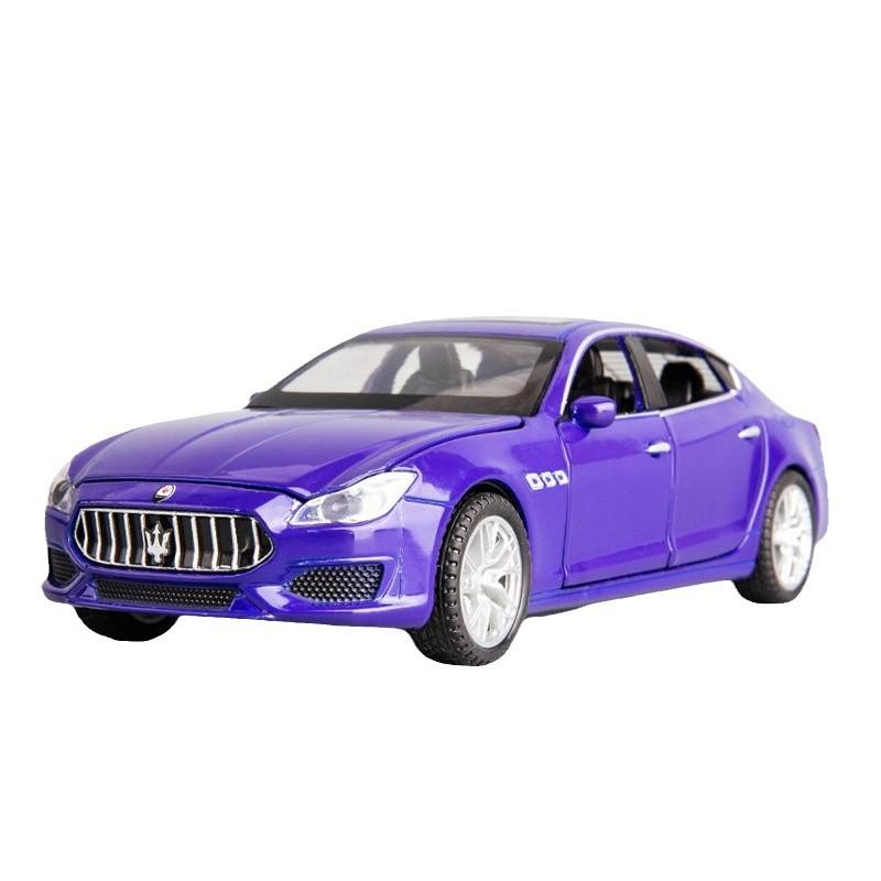 1/32 Maserati Quattroporte Alloy Car Model Diecasts Metal Toy Vehicle Car Model Simulation Sound Light Collection Childrens Gift