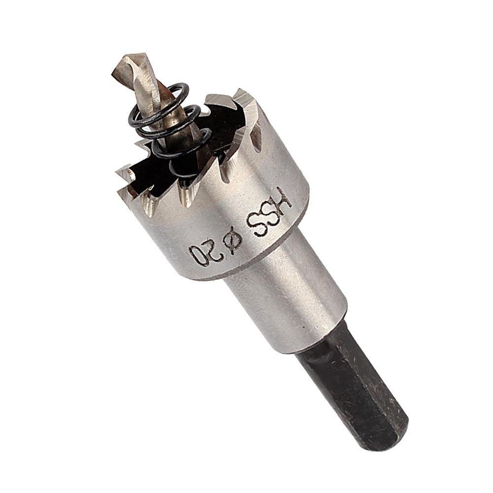 HSS 4341 Hole Saw Cutter 20mm Diameter Metal Drill Bit Heavy Duty Hole Saw For Wood Drilling
