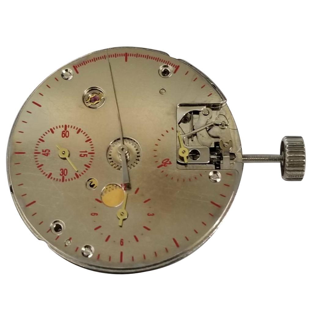 21600bph Mechanical 3-Eye Watch Movement Parts Seagull ST1902 TY2902 Manual Winding 6 PIN Hand-wind Movement Accessories