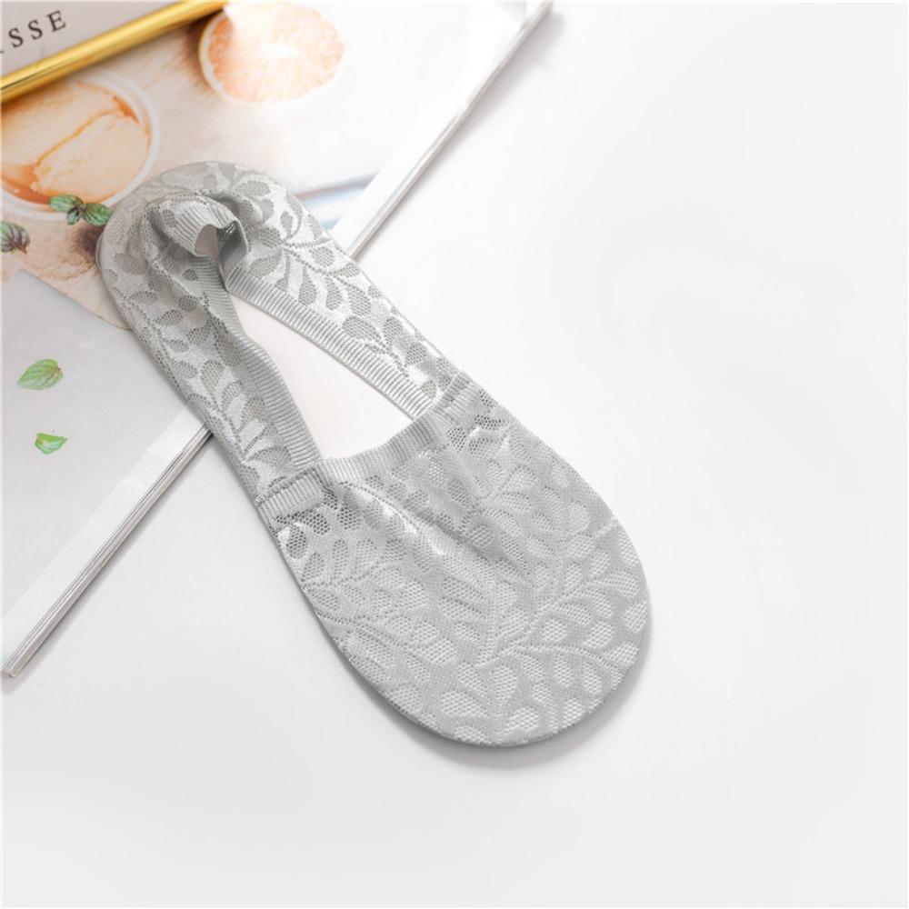 

Flower Mesh Women s Socks Silicone Anti-slip Ankle Socks Quality Short Socks Summer
