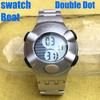 Used Super rare swatch Beat working double dot battery replaced digital watch