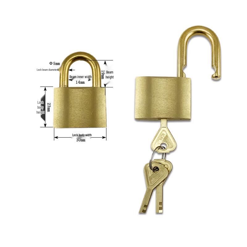 Bohai Defense 1337 Series Explosion-proof Copper Padlock
