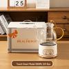 All-Glass Smart Touch Electric Tea Brewing Pot and Stewing Cup Gift Set