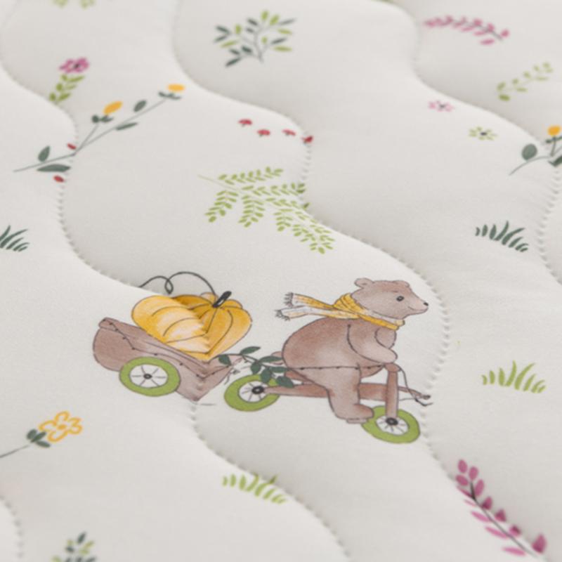 New Floral Spring Summer Quilt and Pillowcase Soft Skin-friendly Single Double Blanket Knitted Breathable Thin Comforter Duvet