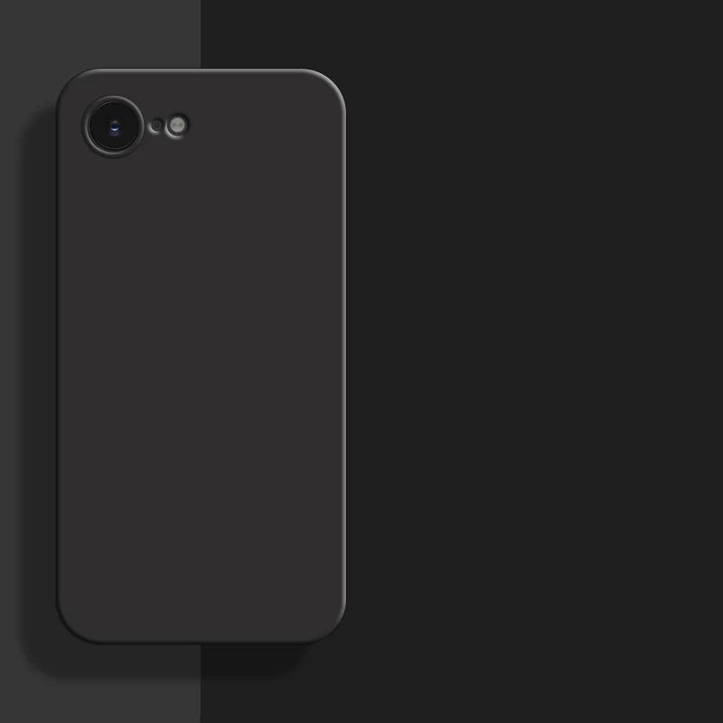 Für iPhone 6 6S 6Plus Plus + 7 8 SE2 SE3 7Plus 8Plus SE2 SE3 SE4 SE 2025 16E Original Flüssigsilikon Gummi Stoßfester Bumper