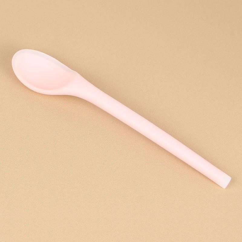 Silicone Baby Spoon - Drop-Resistant, High-Temperature Resistant, Child-Friendly Dessert & Stirring Spoon  