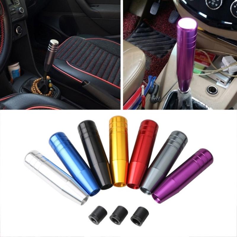 Aluminum Gear Shifter Knob Universal Car Gear Knob Vehicle Interior Part 1 Set