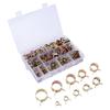 100pcs Spring Clips Clamps Assortment Kit for Air Hose Water Pipe Automotive Fuel Line