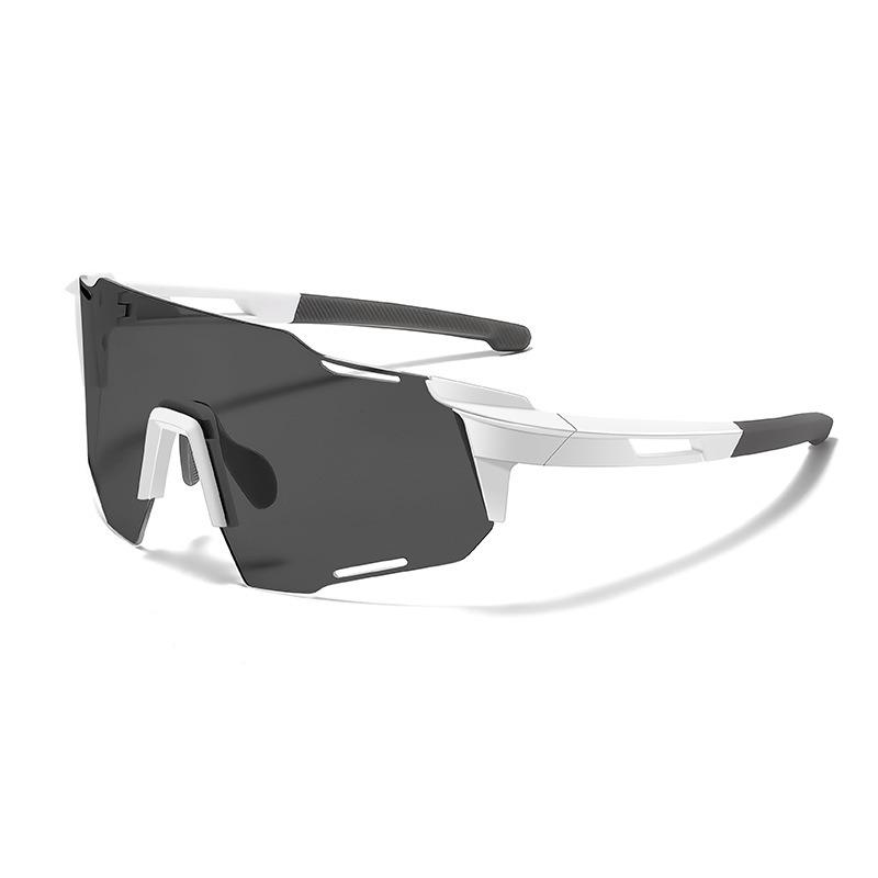 Cycling glasses large frame outdoor color changing sunglasses running windproof sand resistant UV rays