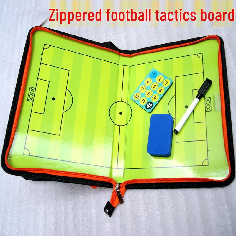 Magnetic Folding Tactical Board with Zippered Bag for Football and Basketball Coaching