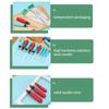 4 Pcs Stitcher Sewing Awl Shoes Bag Repair Tool Sewing Accessories Hand Awl Tool Handmade Leather Tool
