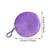 Round Shape ID Card Bag Solid Color Keychain Wallet Fashion Coin Purse  Gift