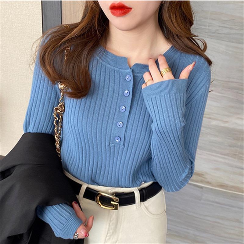 Spring New Women's Base All-match Knit Sweater