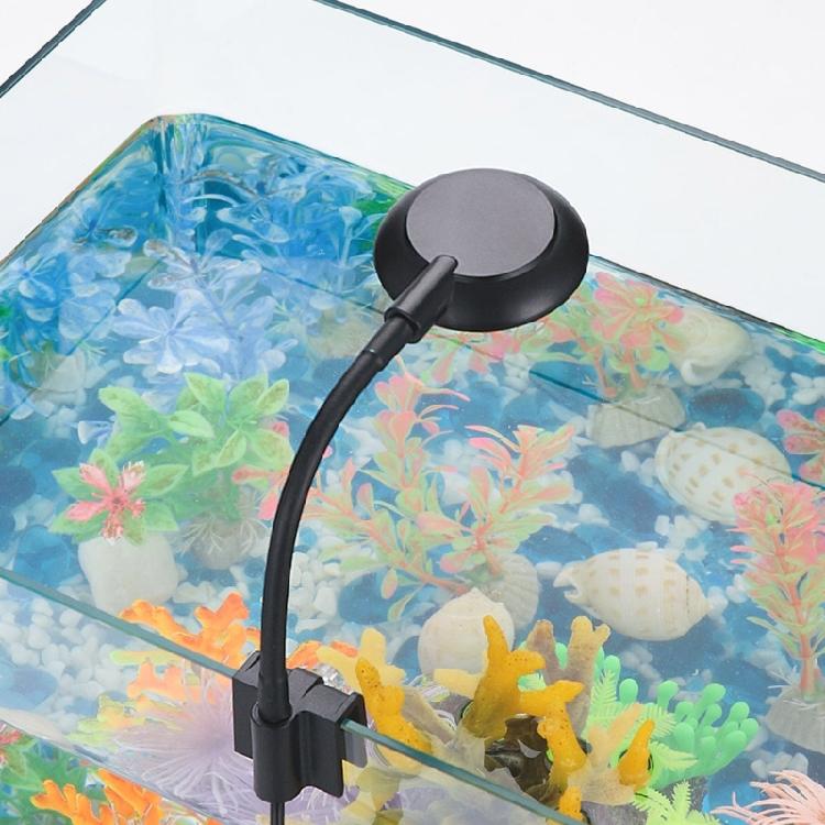 LED akvarijní klipová lampa 5W připevnitelná osvětlení 360° nastavitelná bez blikání