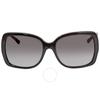 Grey Gradient Square Ladies Sunglasses Be4160 34338g 58