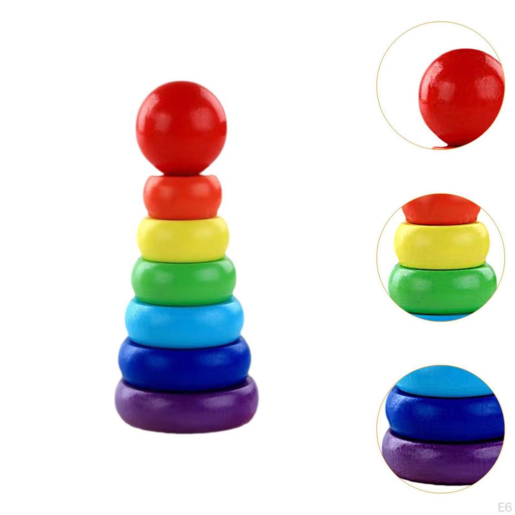 Rainbow Stacker Toy for Creative Learning